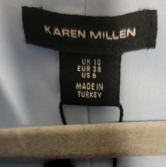 Karen MillenStructured Crepe Forever Pleated Midi Dress NWT Size 6 - Picture 7 of 8